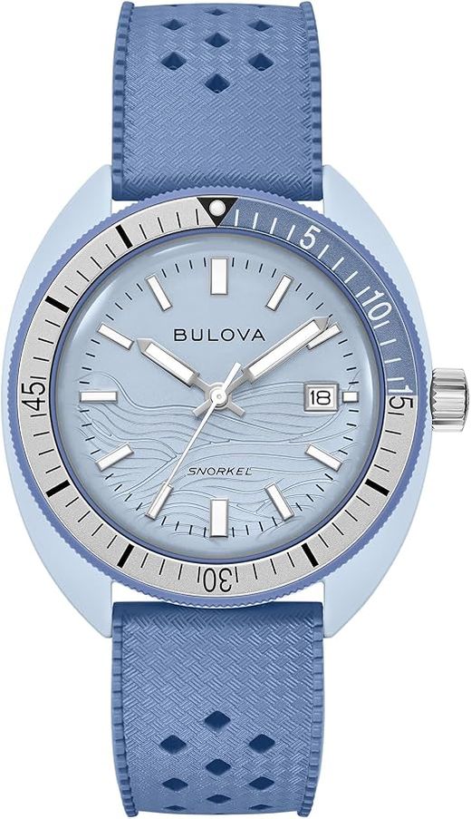 Reloj Bulova 98B461 Sport Azul Hybrid Ceramic Analógico