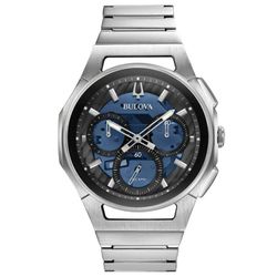 Bulova Men's Watch 96A205 Curv Progressive Steel