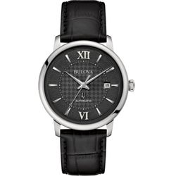 Reloj Bulova Hombre 96B441 Piel Negro
