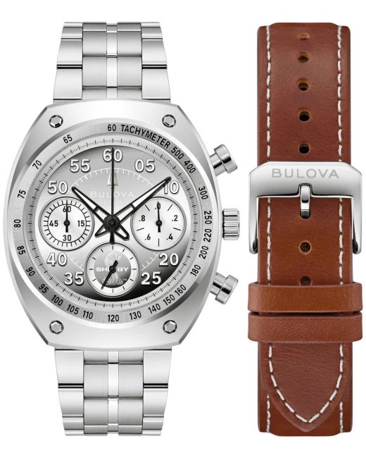 Reloj Bulova Hombre 96K118 Shelby Racer Edición Limitada Acero Analógico