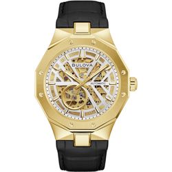Reloj Bulova Hombre 97A206 Octogon Acero Dorado Automático