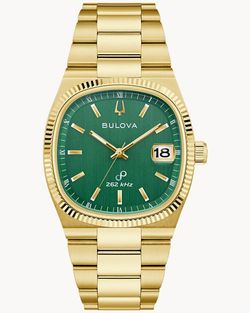 Reloj Bulova Hombre 97B237 Super Seville Edición Limitada Acero Dorado Analógico