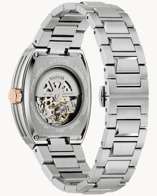 Reloj Bulova Hombre 98A319 Acero Automático