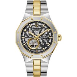 Reloj Bulova Hombre 98A339 Octogon Acero Bicolor Dorado Automático