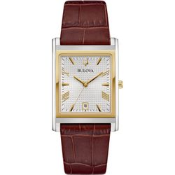Reloj Bulova Hombre 98B430 Piel Marrón