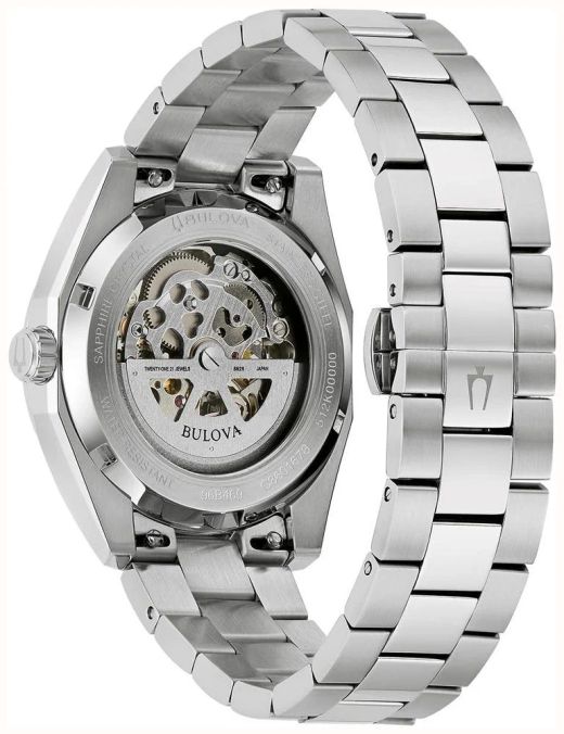 Reloj Bulova Mujer 96B469 Automático Acero Plateado Analógico