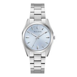 Reloj Bulova Mujer 96L346 Acero Plateado Analógico