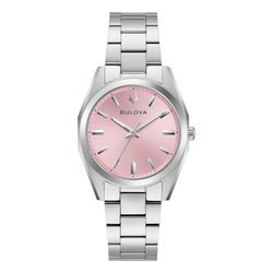 Reloj Bulova Mujer 96L348 Acero Plateado Analógico