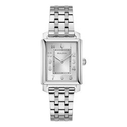 Reloj Bulova Mujer 96L349 Acero Plateado Analógico