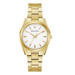 Reloj Bulova Mujer 97L206 Acero Dorado Analógico