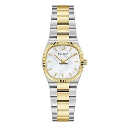 Reloj Bulova Mujer 98L335 Acero Bicolor Dorado Analógico