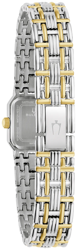Reloj Bulova Mujer 98P237 Acero Bicolor Dorado Analógico