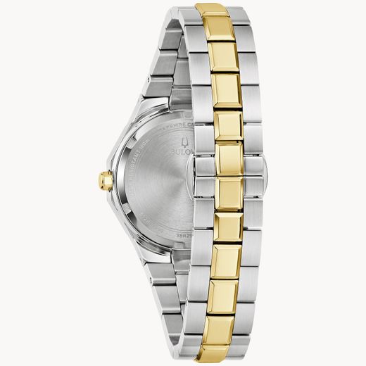 Reloj Bulova Mujer 98R299 Acero Plateado Bicolor Dorado Analógico