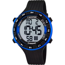 Reloj Calypso Hombre K5663/2 Sport Negro Bicolor Azul Digital