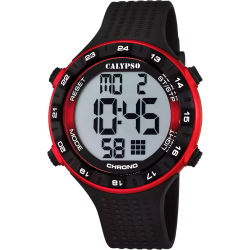 Reloj Calypso Hombre K5663/4 Sport Negro Bicolor Rojo Digital