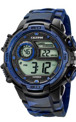 Reloj Calypso Hombre K5723/1 Sport Azul Bicolor Negro Digital