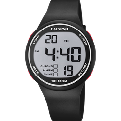 Reloj Calypso Hombre K5795/1 Caucho Negro Digital