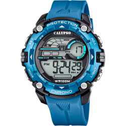 Reloj Calypso Hombre K5819/2 Sport Azul Bicolor Negro Digital