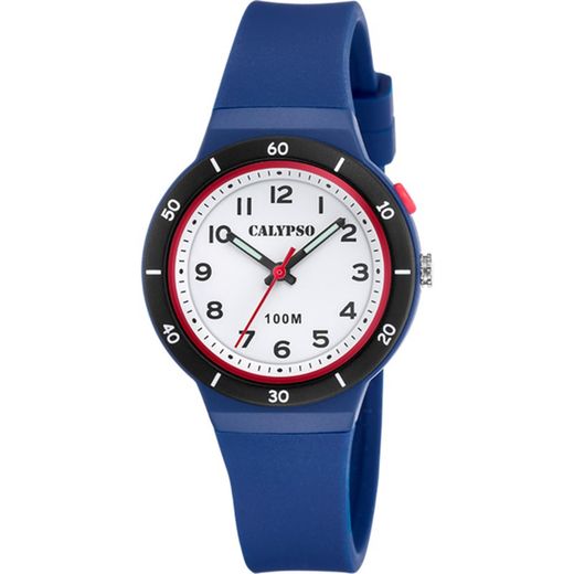 Calypso Børneur K5848/5 Sport Blue