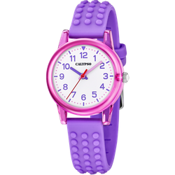 Reloj Calypso Infantil K5876/3 Sport Morado Analógico