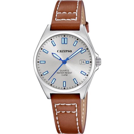 Rellotge Calypso Dona K5869/2 Pell Marró Basic