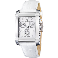 Reloj Candino Hombre C4284/G Piel Blanca Acero Cronógrafo Analógico