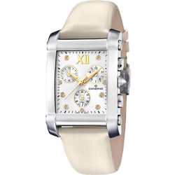 Reloj Candino Hombre C4284/o Piel Beige Acero Cronógrafo Analógico