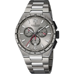 Reloj Candino Hombre C4603/G Titanio Gris Cronógrafo Analógico
