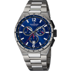 Reloj Candino Hombre C4603/H Titanio Gris Cronógrafo Analógico