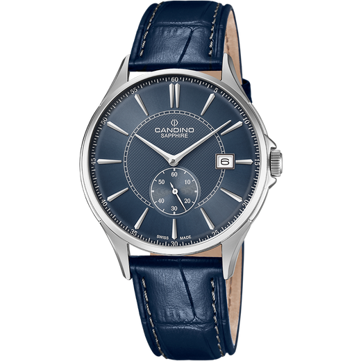 Reloj Candino Hombre C4634/5 Piel Azul Acero Analógico