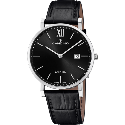 Reloj Candino Hombre C4724/3 Piel Negra Acero Analógico