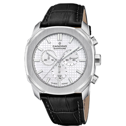 Reloj Candino Hombre C4747/5 Piel Negra Acero Cronógrafo Analógico