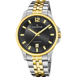 Reloj Candino Hombre C4765/4 Acero Plateado Bicolor Dorado Analógico