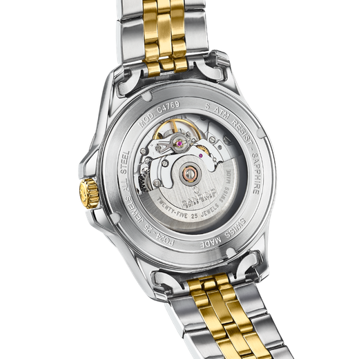 Reloj Candino Hombre C4769/4 Acero Bicolor Dorado Automático Analógico