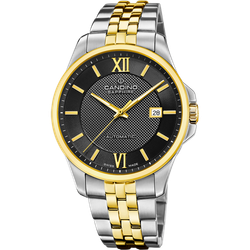 Reloj Candino Hombre C4769/4 Acero Bicolor Dorado Automático Analógico