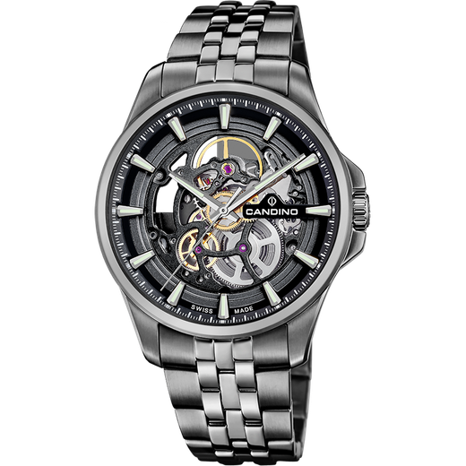 Reloj Candino Hombre C4782/3 Acero Gris Automático Analógico