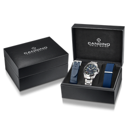 Reloj Candino Hombre C4785/2 Acero Analógico C/ Correas Intercambiables