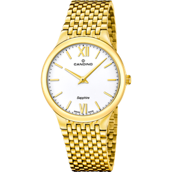 Reloj Candino Hombre C4790/1 Acero Dorado Analógico