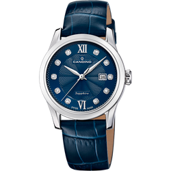 Reloj Candino Mujer C4736/2 Piel Azul Acero Analógico