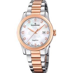 Reloj Candino Mujer C4739/1 Acero Bicolor Rose Analógico
