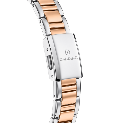 Reloj Candino Mujer C4739/5 Acero Bicolor Rose Analógico