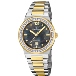 Reloj Candino Mujer C4750/C Acero Bicolor Dorado Circonitas Analógico