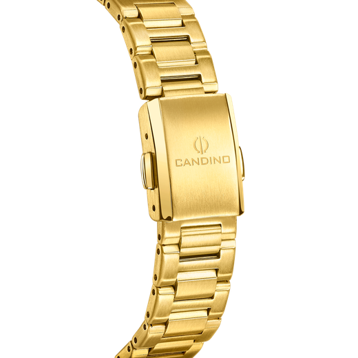 Reloj Candino Mujer C4755/1 Acero Dorado Analógico