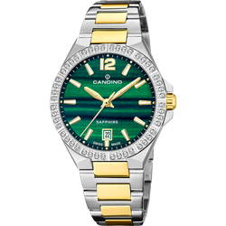 Reloj Candino Mujer C4761/C Acero Bicolor Dorado Circonitas Analógico