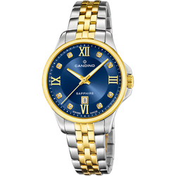 Reloj Candino Mujer C4767/3 Acero Bicolor Dorado Analógico