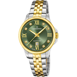 Reloj Candino Mujer C4767/4 Acero Bicolor Dorado Analógico