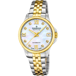 Reloj Candino Mujer C4771/1 Acero Bicolor Dorado Automático