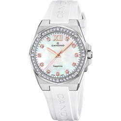 Reloj Candino Mujer C4772/1 Sport Blanco Acero Circonitas Analógico