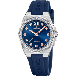 Reloj Candino Mujer C4772/2 Sport Azul Acero Circonitas Analógico