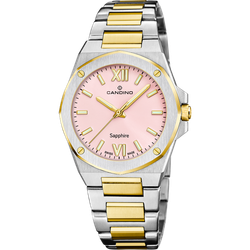 Reloj Candino Mujer C4776/2 Acero Bicolor Dorado Analógico